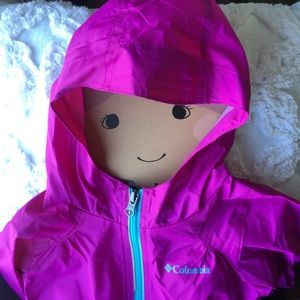 Columbia girls raincoat 4t